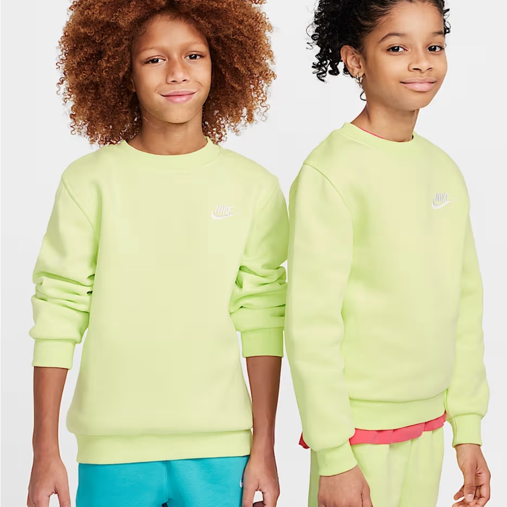 Nike Sportswear Club Fleece Big Kids Sweatshirt sz L